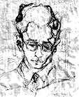 Benedikt in 1954, pencil sketch by Susi Bloch